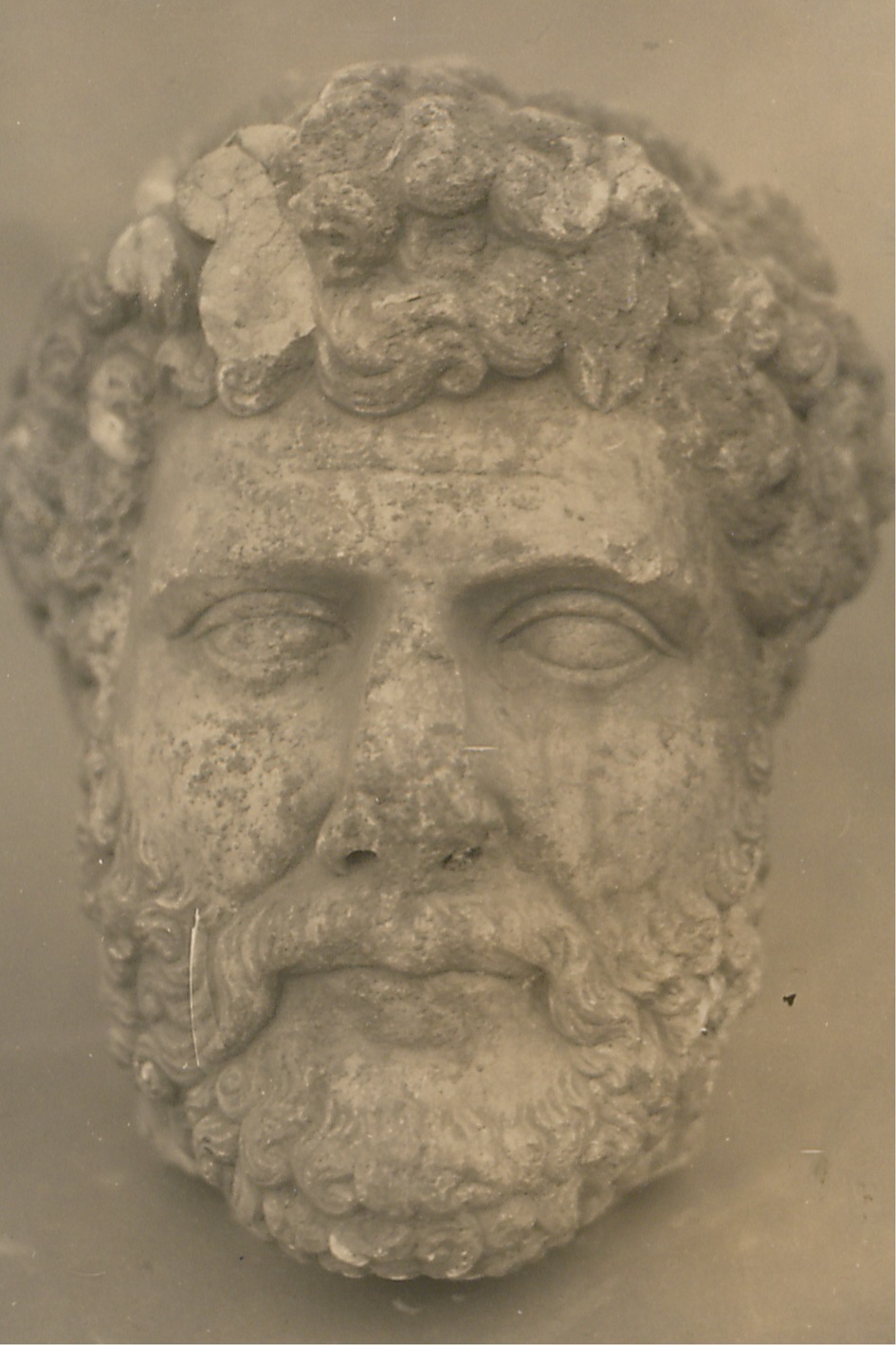 Heads of Sculptures from an excavation